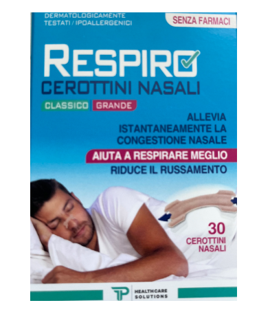 F.P. Healtacare Respiro - Cerottini Nasali Classico Grande 30 cerotti